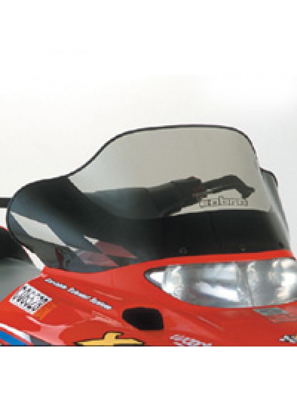 COBRA WINDSHIELD POLARIS MID/TINTED W/BLACK GRAPHICS