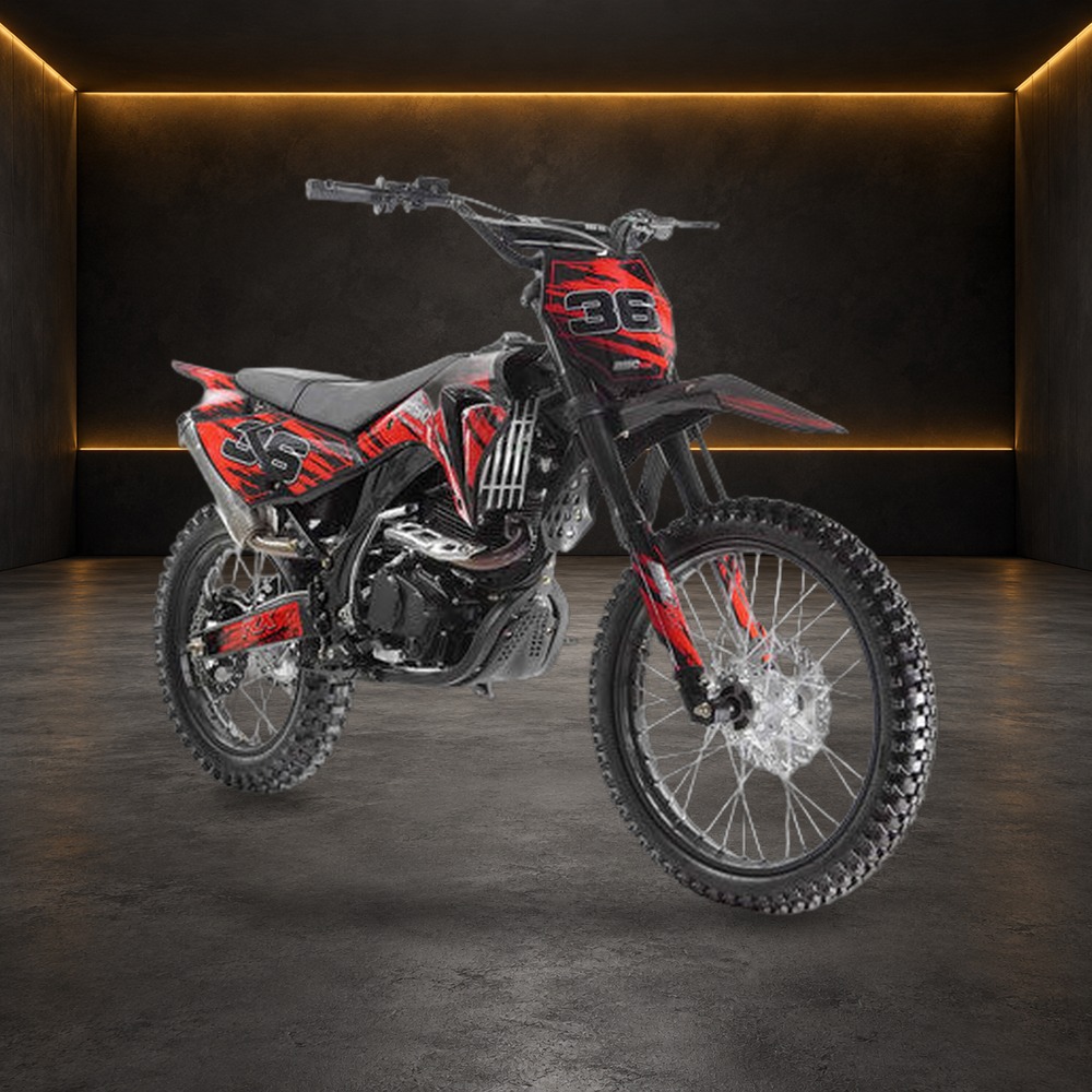 DB-36 250cc Manual Dirt Bike in the Family Funsports showroom