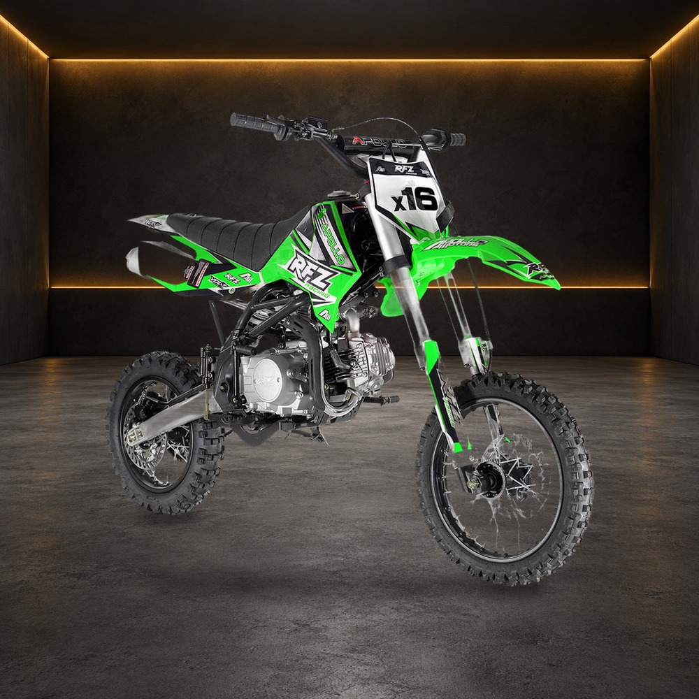 DB-X16 125cc Automatic Dirt Bike in the Family Funsports showroom