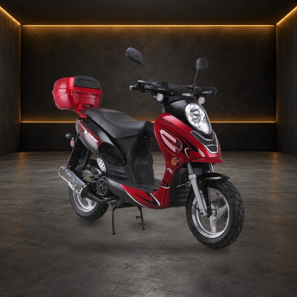 Challenger 12" Tires 49cc Automatic Scooter in the Family Funsports showroom