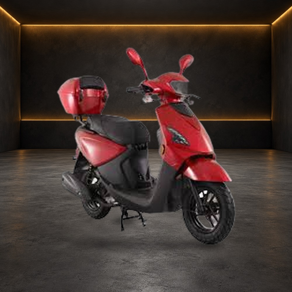 Vogue 49cc Automatic Scooter in the Family Funsports showroom