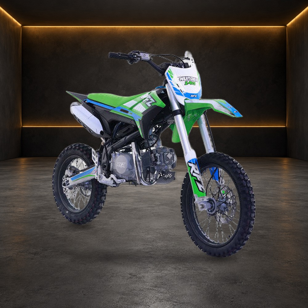 Z40 140cc Manual Dirt Bike in the Family Funsports showroom