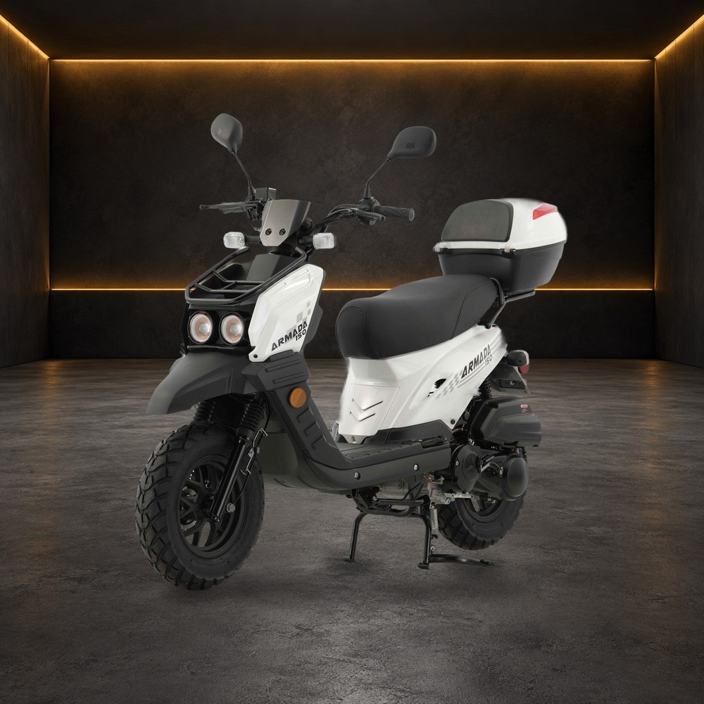 Armada 150cc Scooter in the Family Funsports showroom