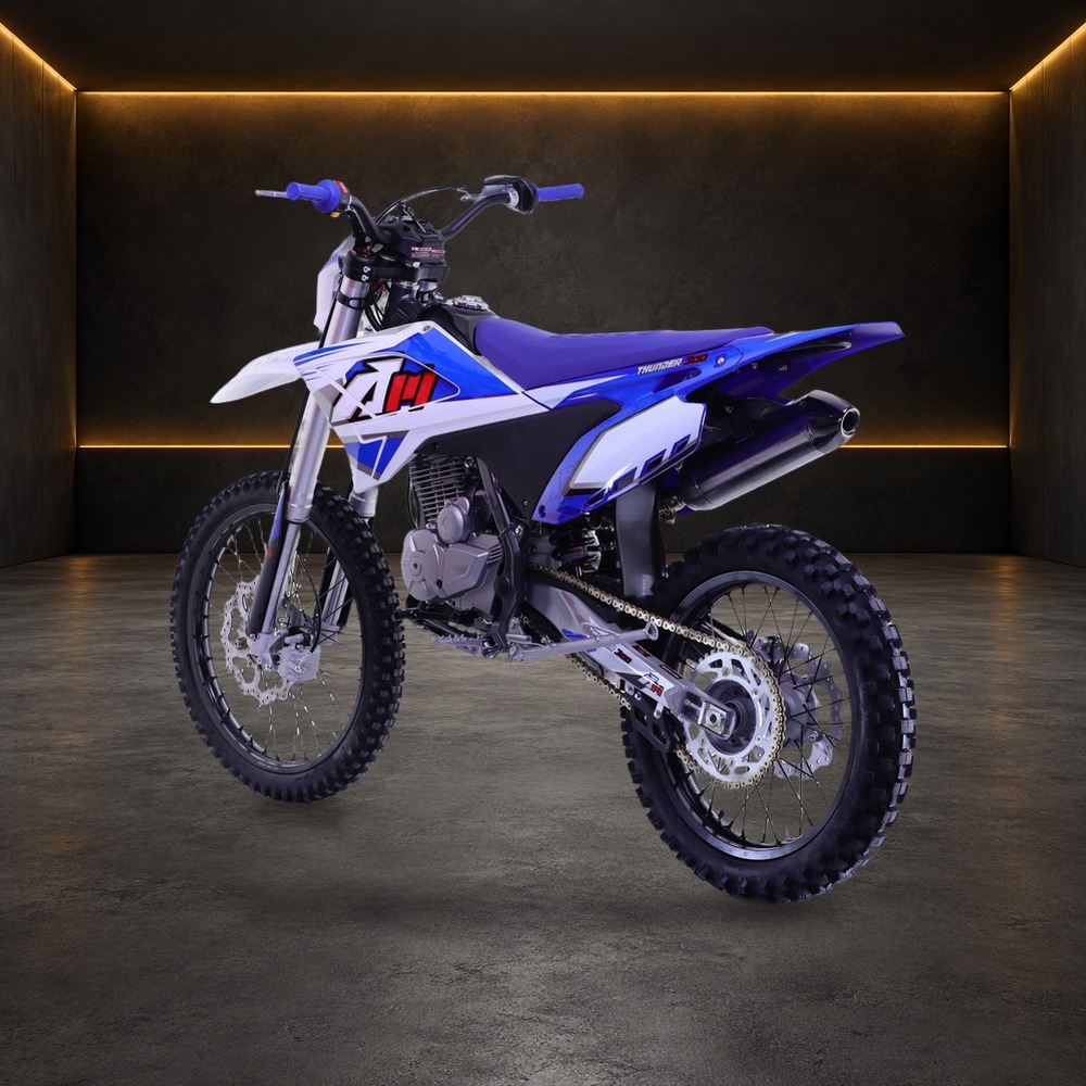 Thunder 300 DLX Dirt Bike with Head Lights in the Family Funsports showroom