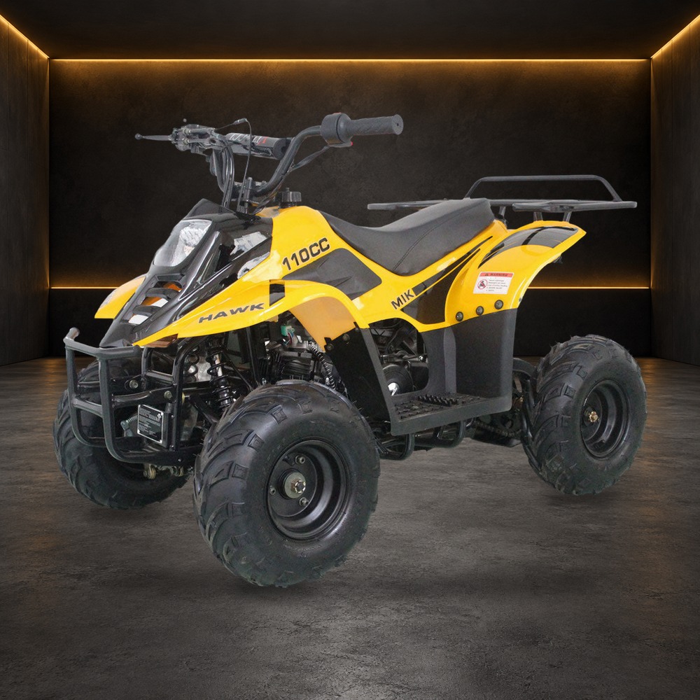 Hawk 110cc ATV with Reverse in the Family Funsports showroom