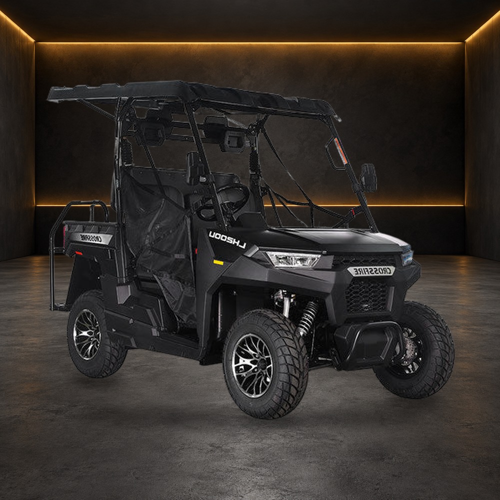 Crossfire 200 EFI Golf Cart in the Family Funsports showroom