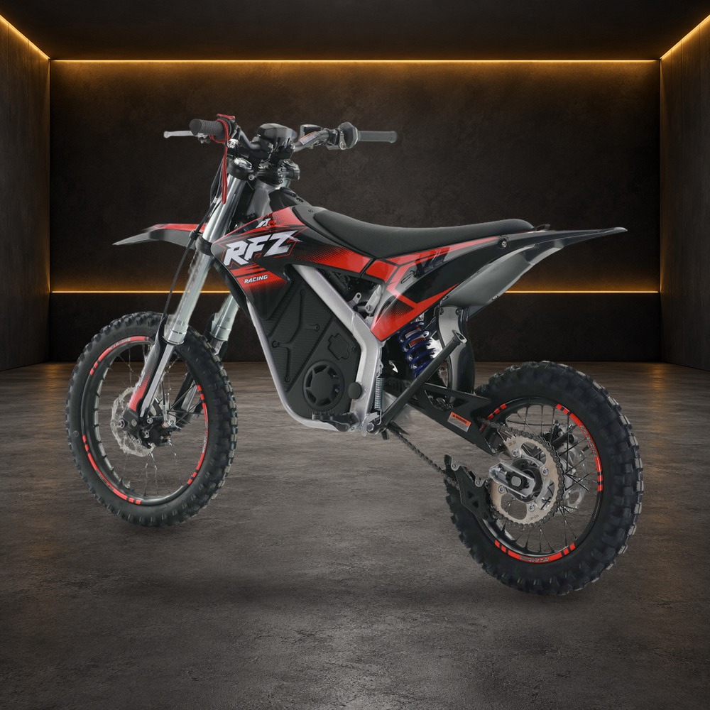E4 48V 20Ah Electric Dirt Bike in the Family Funsports showroom
