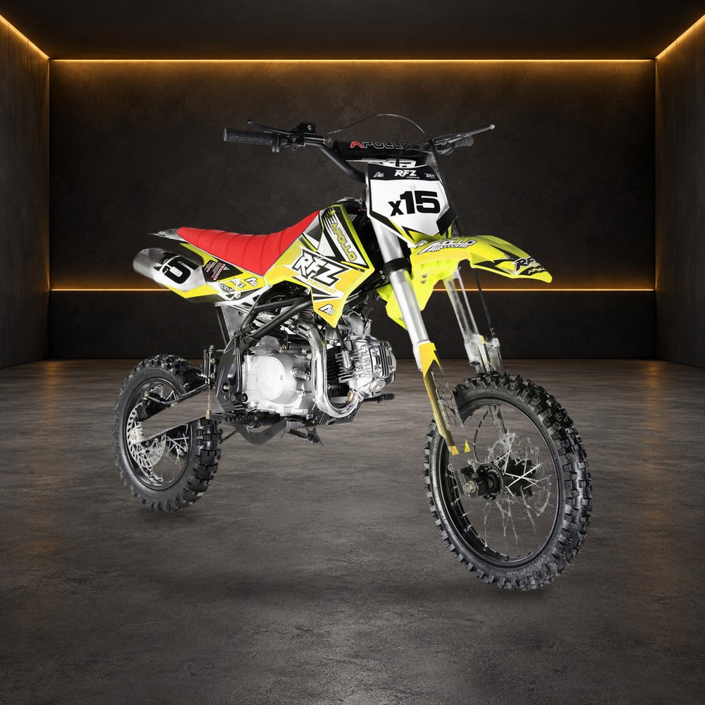 DB-X15 125cc Manual Dirt Bike in the Family Funsports showroom