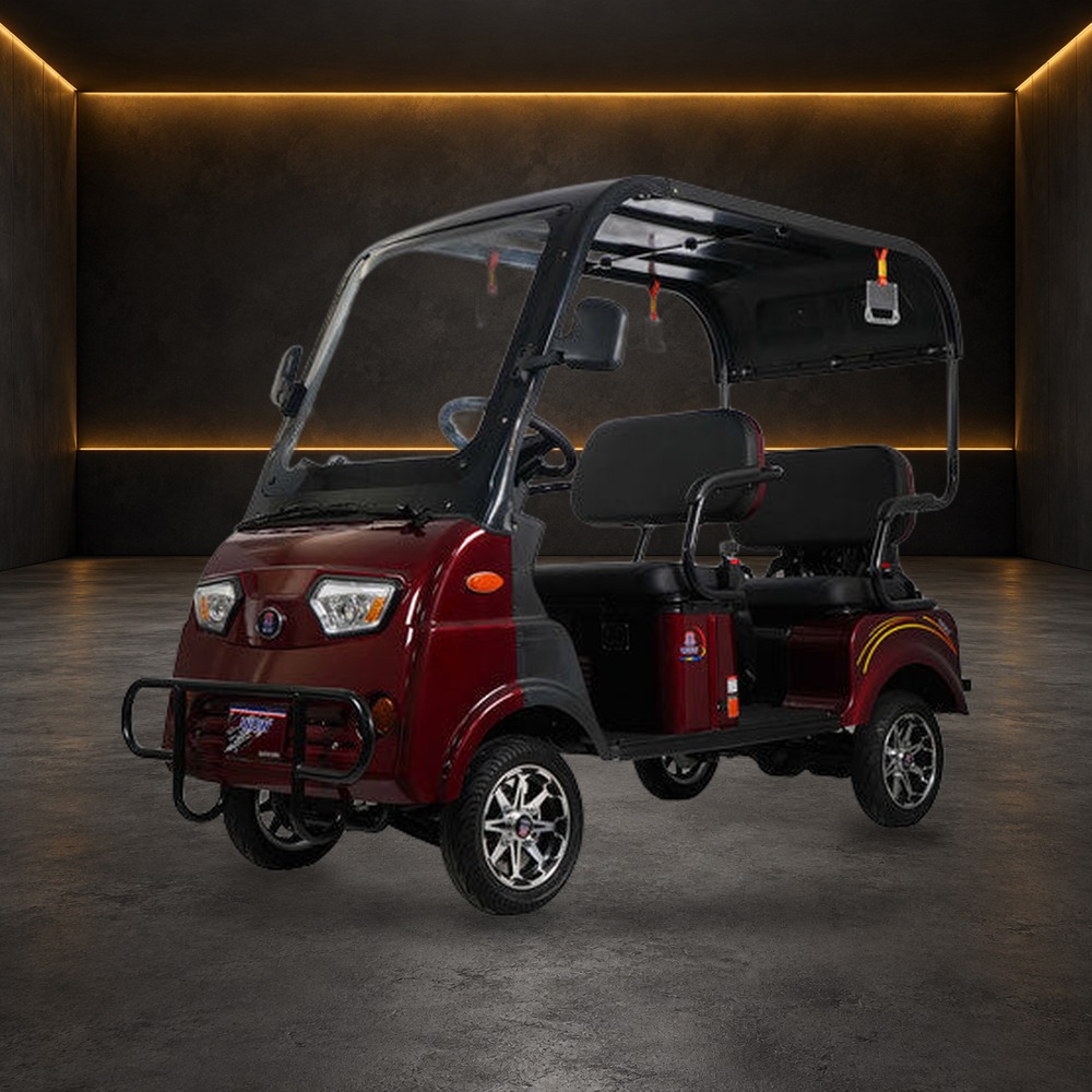 WOW 1200 Watt Electric Golf Cart in the Family Funsports showroom